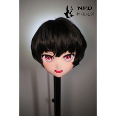 (NFD09)Customize Handmade Crossdress Full Head Female/Girl Resin Japanese Cartoon Character Animego Cosplay Kigurumi Mask